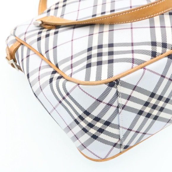 BURBERRY Nova Check Hand Bag Blue Auth yk3346 - Picture 16 of 16
